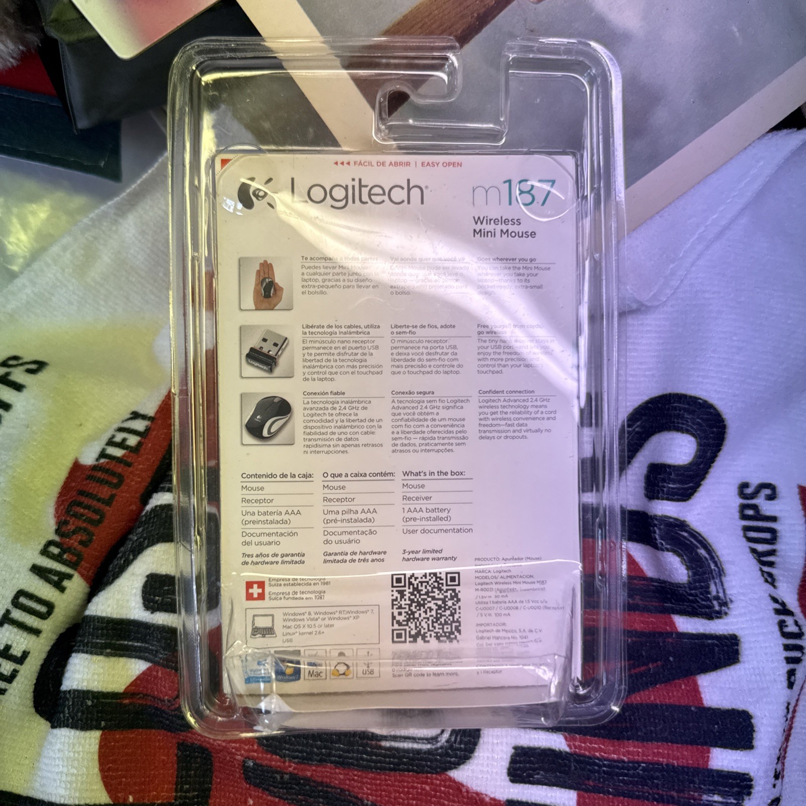 Logitech M187 Wireless Mini Mouse Green