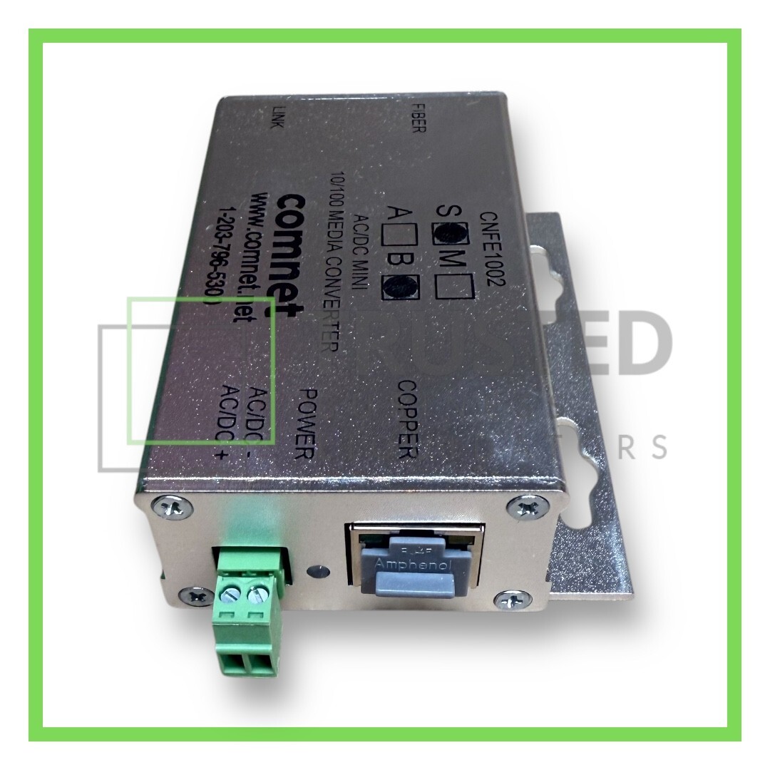 ComNet CNFE1002SAC1B-M 10/100 Mbps Ethernet Media Converter, Single-Mode Fiber