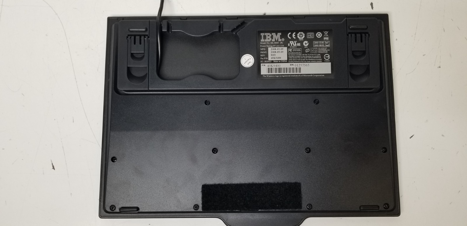 IBM 40K9400 USB Interface Fullsize Keyboard