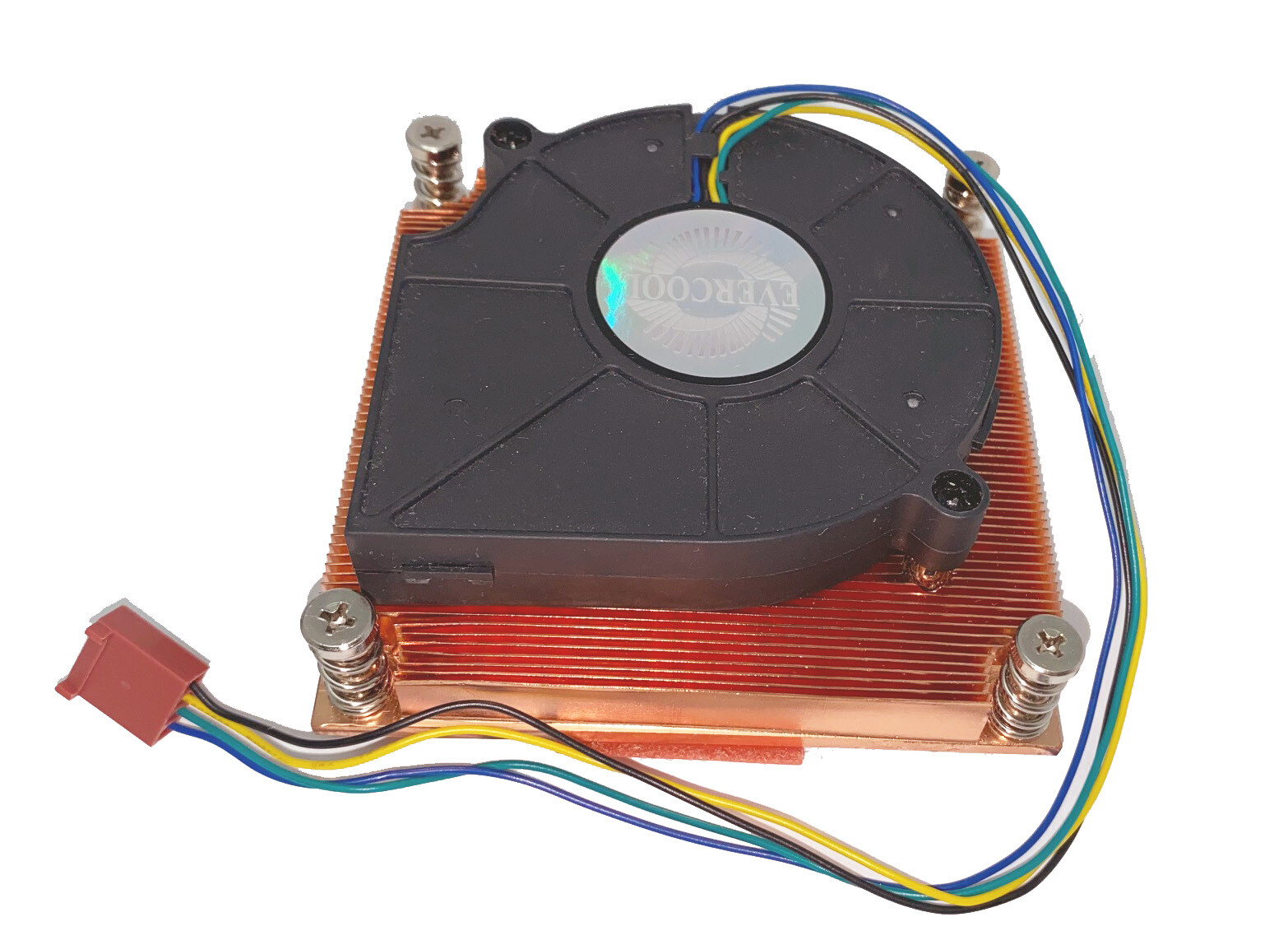 NEW Evercool 95W Intel Xeon E3 E5 1U Server CPU PWM Fan Cooler w/Copper Heatsink