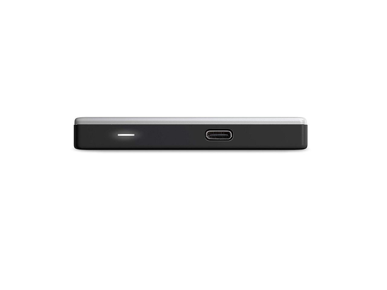 WD 5TB Silver My Passport Ultra Portable Storage External Hard Drive USB-C for M