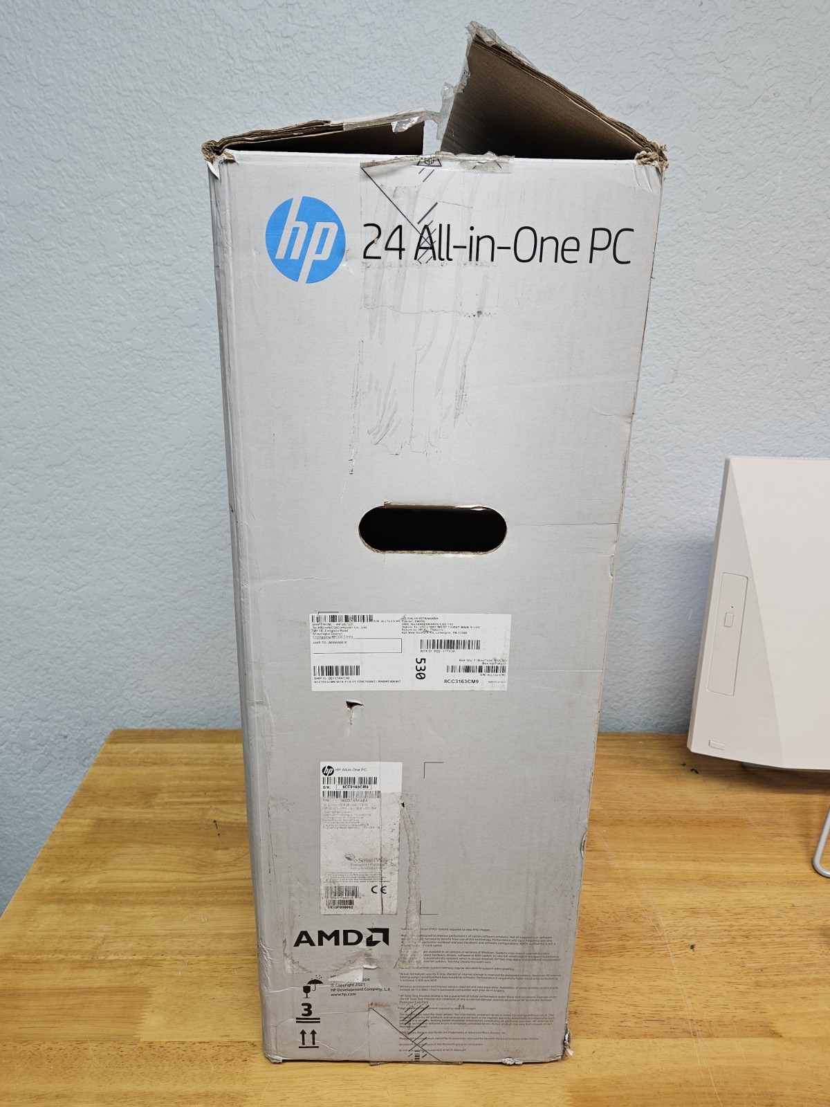 HP 24-dd0117c – All-in-one PC – AMD Ryzen 3 3250U -RAM 8 GB- SSD 512 GB *READ