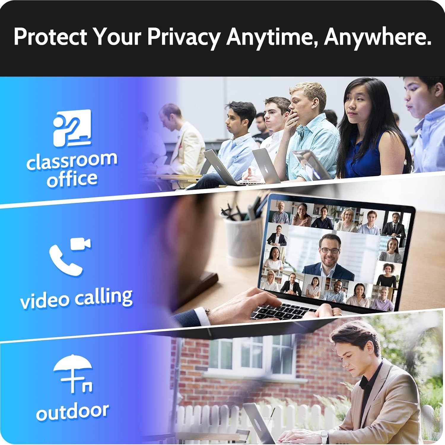 Privacy Screen Protector for MacBook Air 15″ – Matte Finish