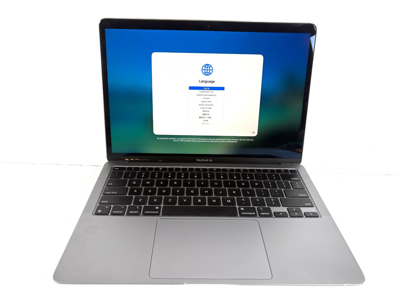 2020 M1 MacBook Air A2337 13″ 8CPU/7GPU 8GB RAM 128GB SSD macOS Tahoe 26