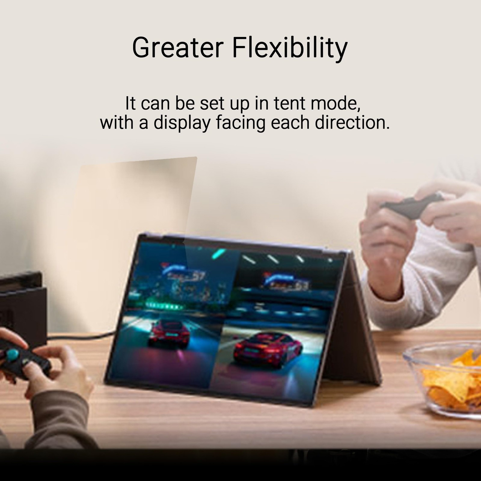 ASUS ZenScreen Duo 14″ Portable Dual Screen Monitor MB14FCD