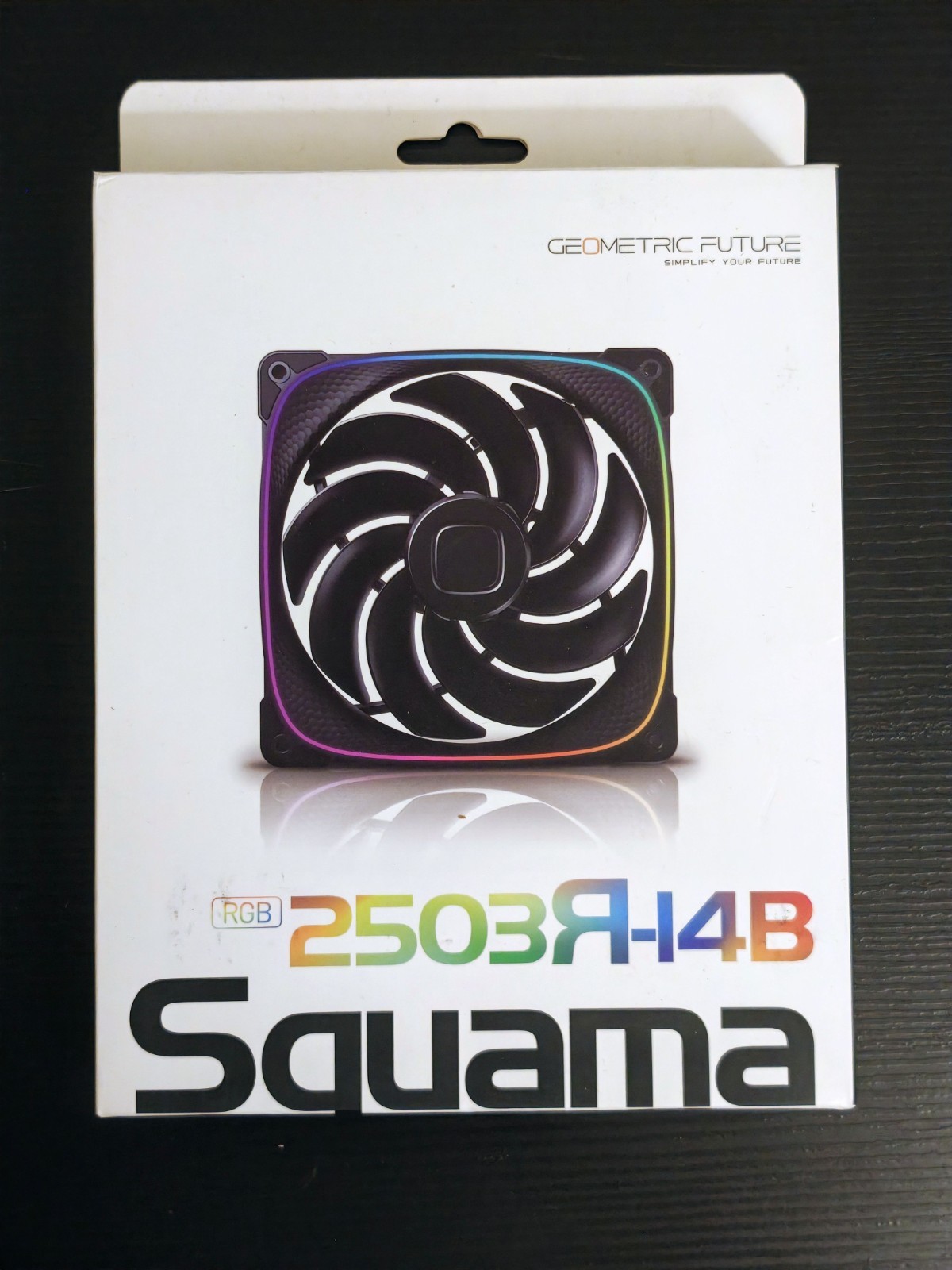 Geometric Future 140mm Reverse Blade ARGB PWM PC Case Fan New