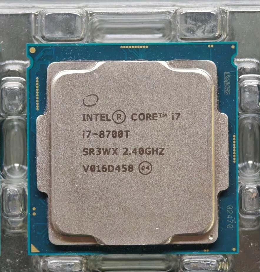 Intel Core i7-8700T SR3WX 6 Core 12 Threads 2.40GHz LGA1151 CPU processor