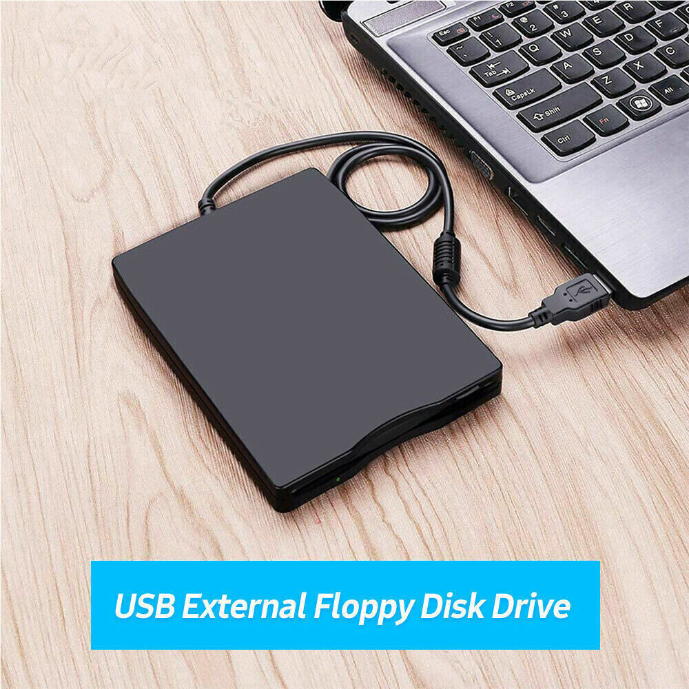 USB 2.0 3.5 inch Portable External Floppy Disk Drive 1.44Mb Reader FDD PC Laptop