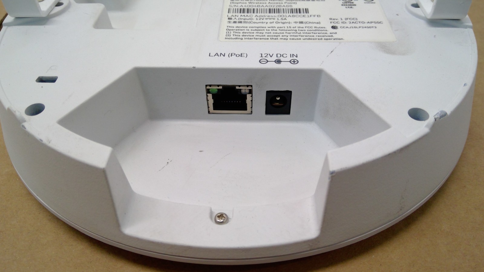 Sophos AP 55C WiFi Access Point Wi-Fi 5 – 2.40 GHz 5 GHz