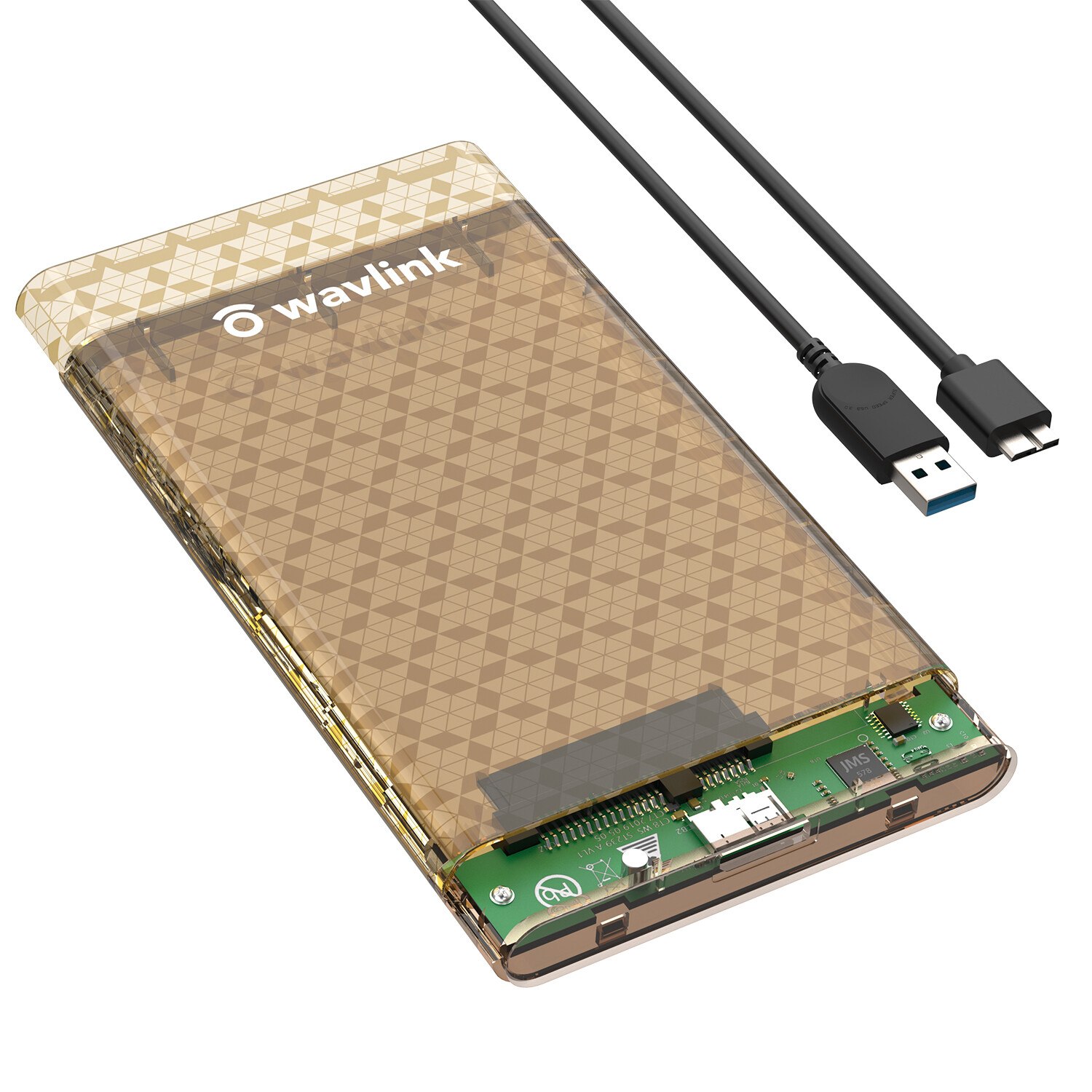 2.5″ Hard Drive External 7mm/9.5mm SATA HDD/SSD Enclosure USB 3.0 to SATA