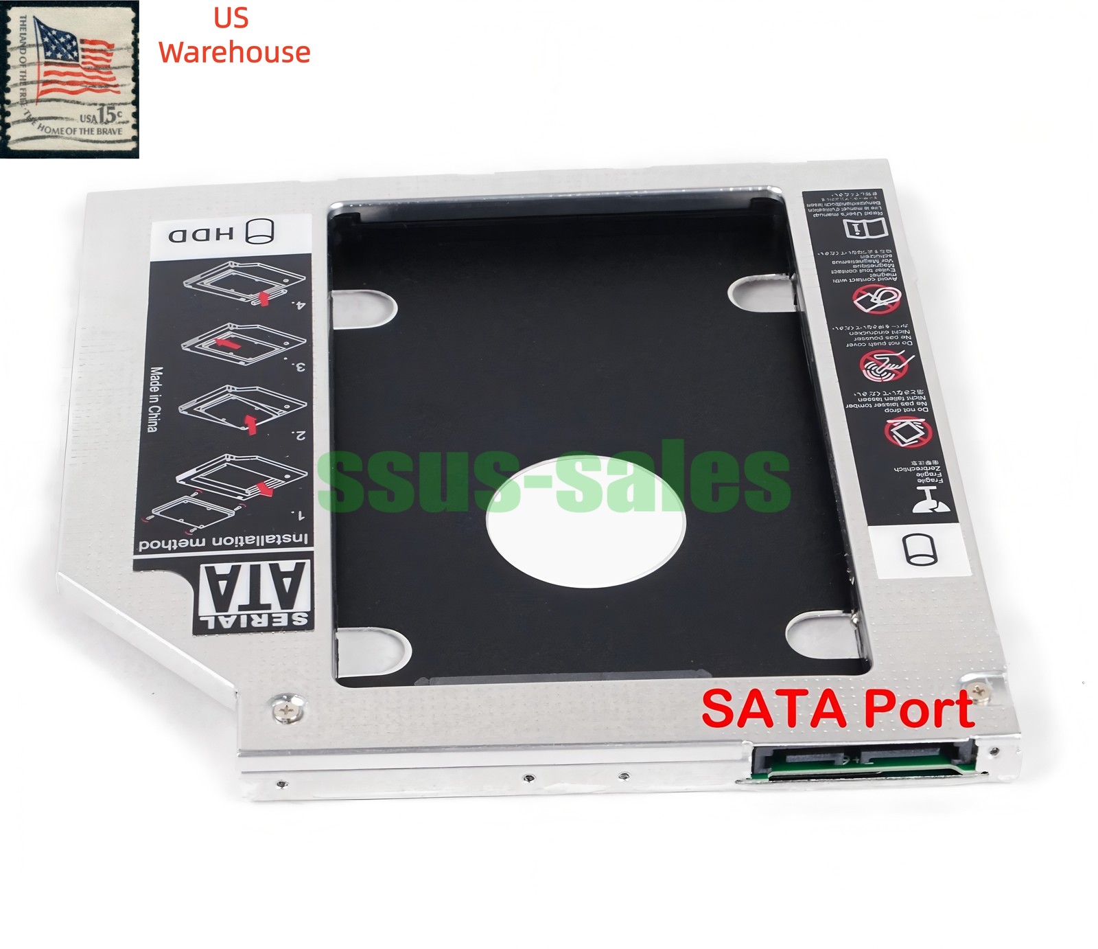 9.5mm Optical Drive Bay with SATA III Interface mainstream 2.5″ SSD/HDD AL95MM