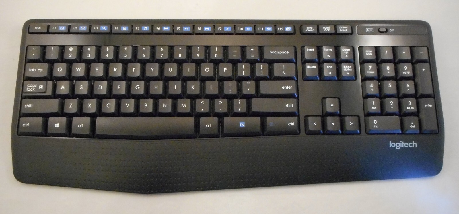 Logitech K345 Wireless Keyboard (Nano Receiver & Battery Cover NOT Included)