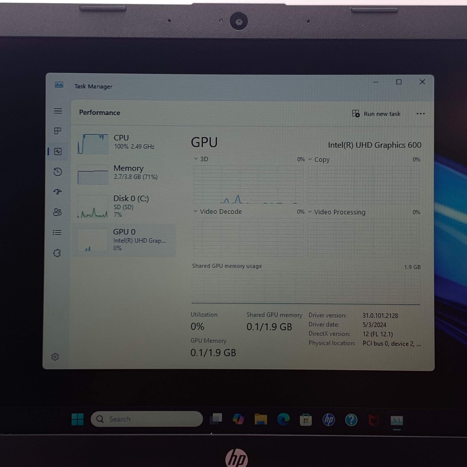 HP Stream 14 14-cf2112wm 14″ Celeron N4120 1.10GHz 4GB RAM 64GB Pink w/ Charger