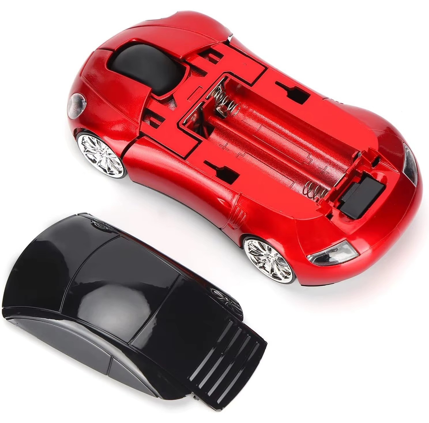2.4G Wireless Car Shaped Mouse Ergonomic Optical USB Receiver Portable PC Laptop