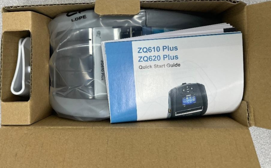 NEW ZEBRA ZQ610 ZQ61-HUWA004-00 PORTABLE THERMAL PRINTER BATTERY WIFI BLUETOOTH