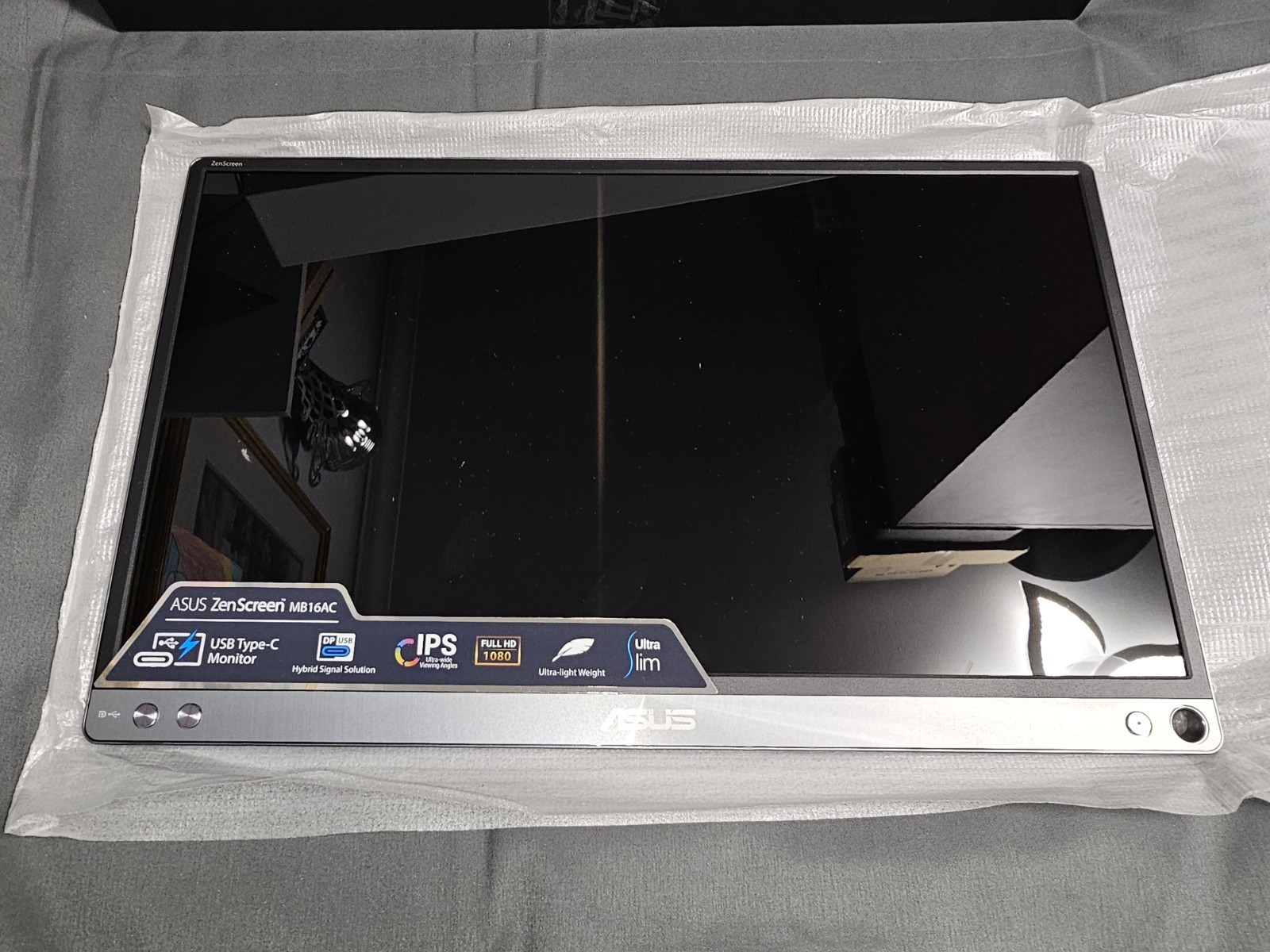 ASUS ZenScreen MB16AC 15.6″ Full HD IPS USB-C Portable Monitor +Smart Cover*NEW*