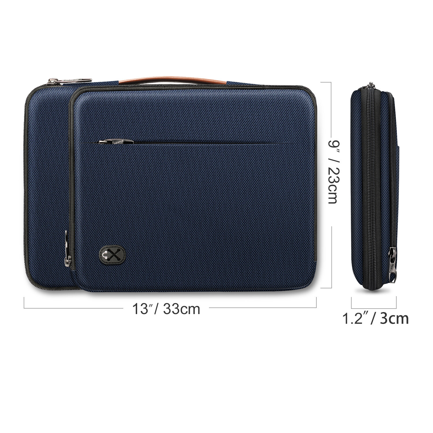 13 Inch Laptop Sleeve Case Briefcase Shoulder Bag for MacBook Air 13/ Pro 13 M1