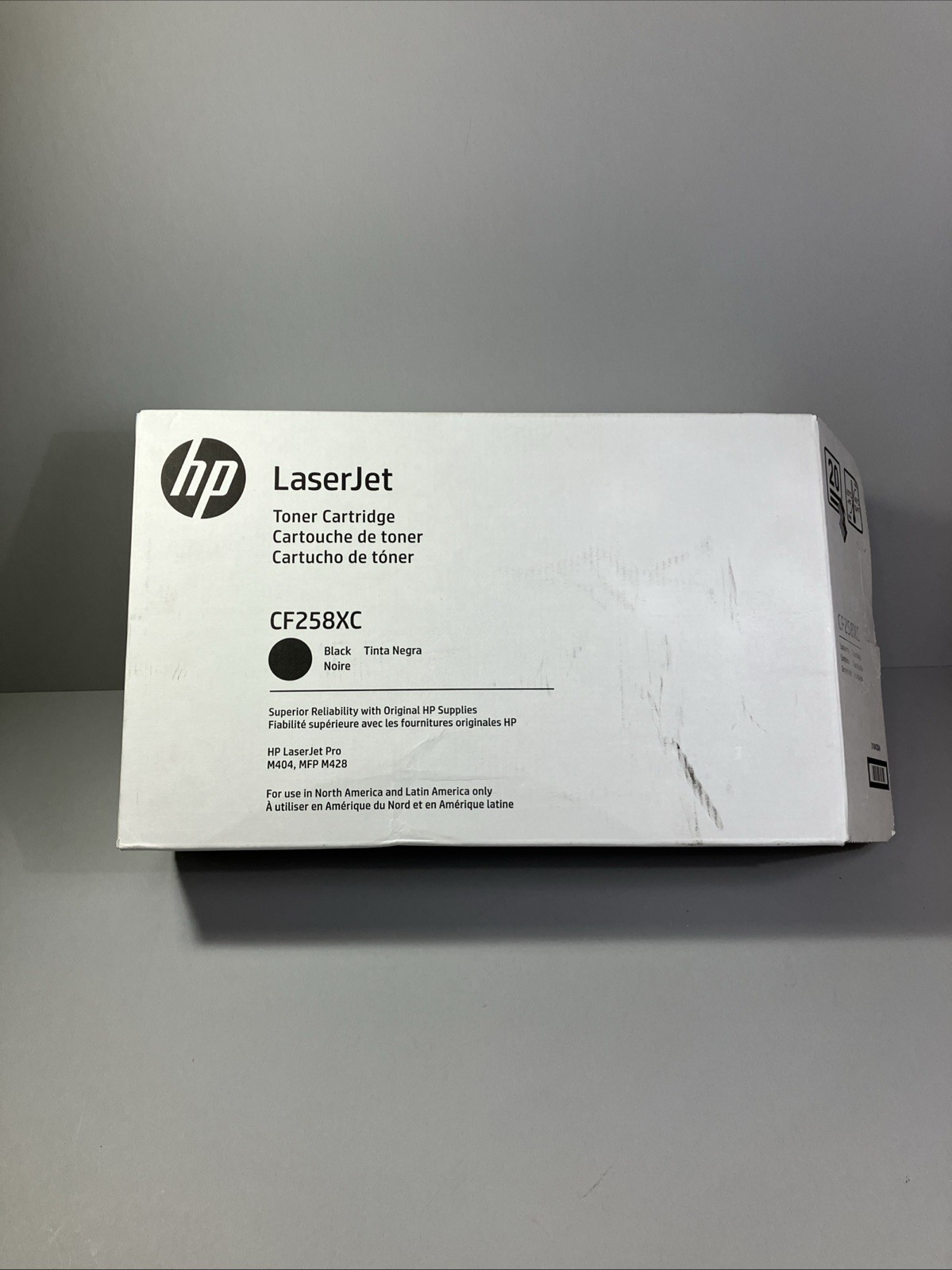 HP CF258XC Black Toner Cartridge High Yield – Open Box New Genuine OEM