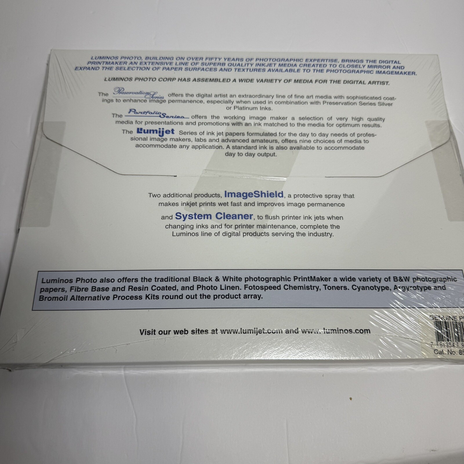 Lumijet Genuine Pearl 10 Mil 8.5” x 11” 20 Sheets 85LGPA