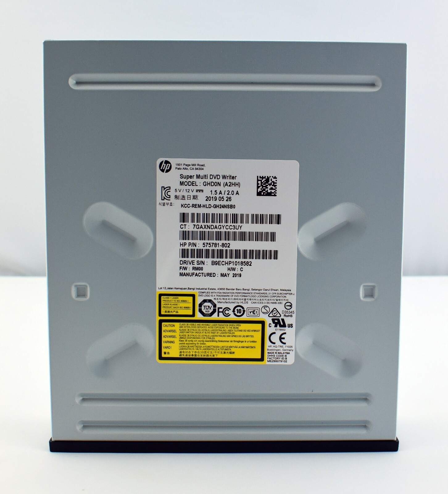New OEM HP Super multi-speed DVDRW Optical Drive 5.25″ Internal SATA Black