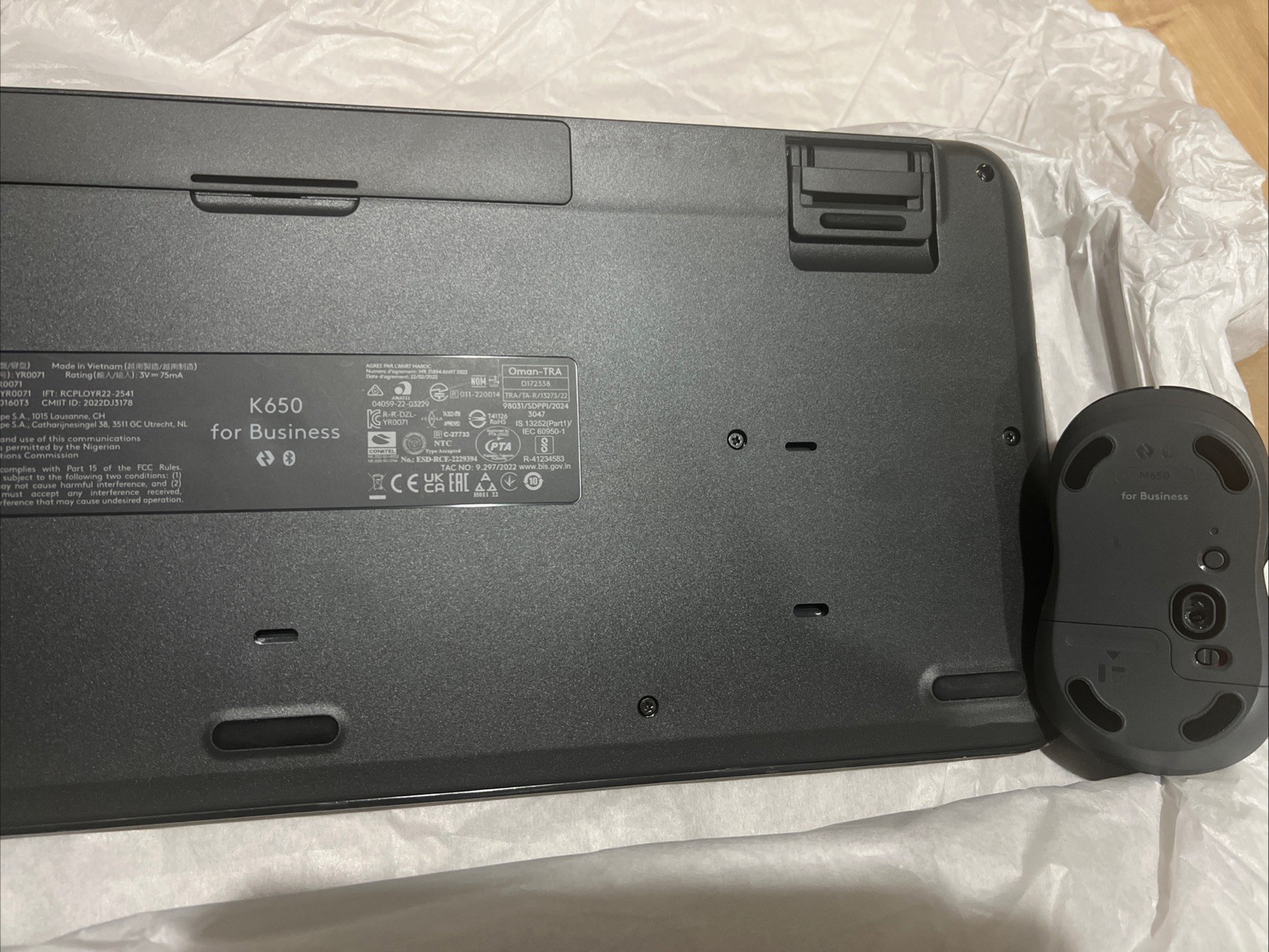 Logitech Signature MK650 Combo for Business, Wireless Mouse and Keyboard