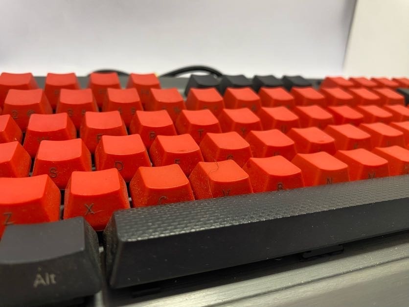 Corsair Vengeance K65 Mechanical Gaming Keyboard Red And Black Keys Tested
