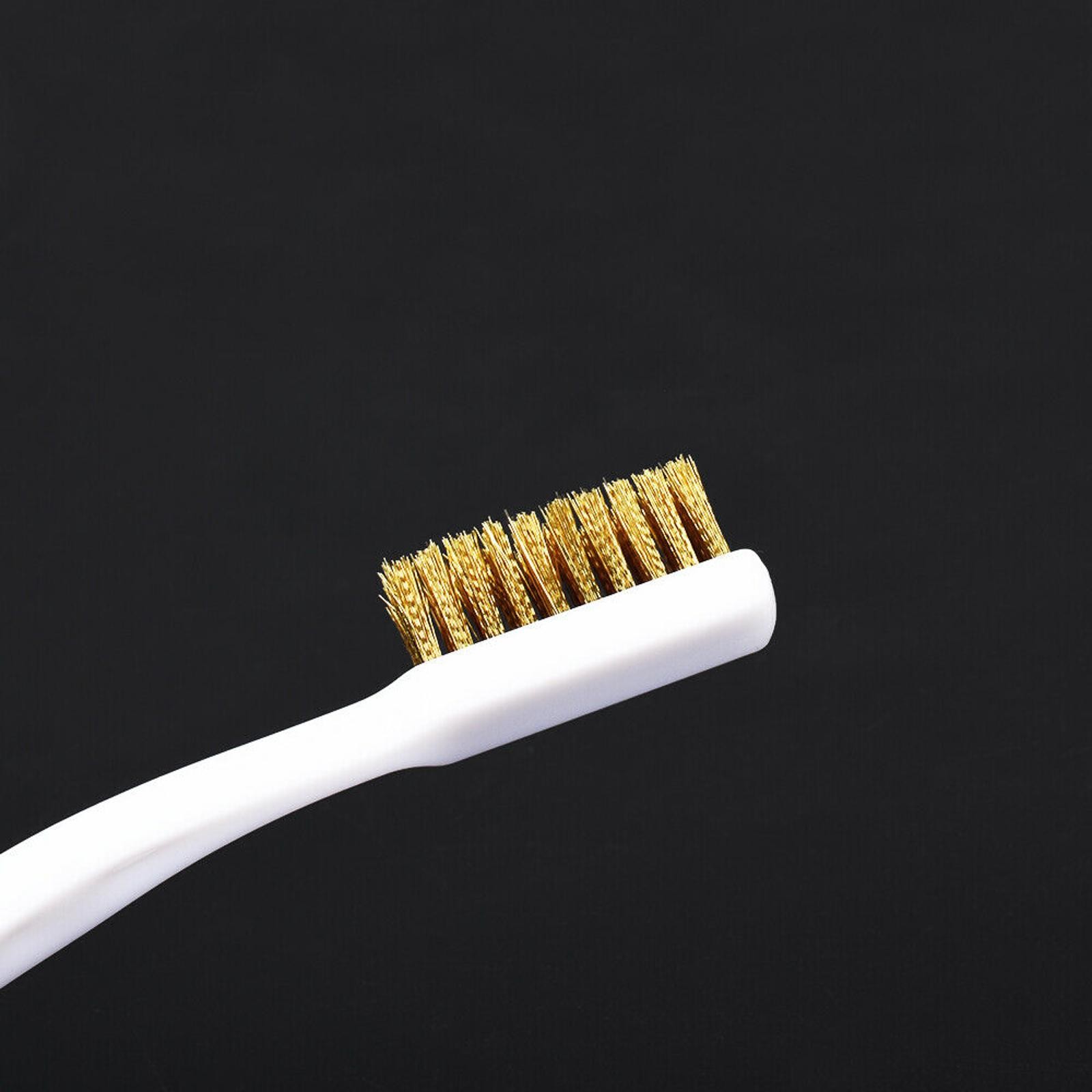 10 Pack 7inches Cleaning/Removal Dirt Tool Copper Wire Toothbrush Brush Handle j