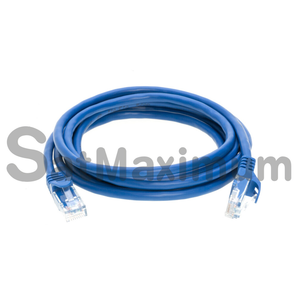 CAT6e/CAT6 Ethernet LAN Network RJ45 Patch Cable Blue 1.5FT- 20FT Multipack LOT
