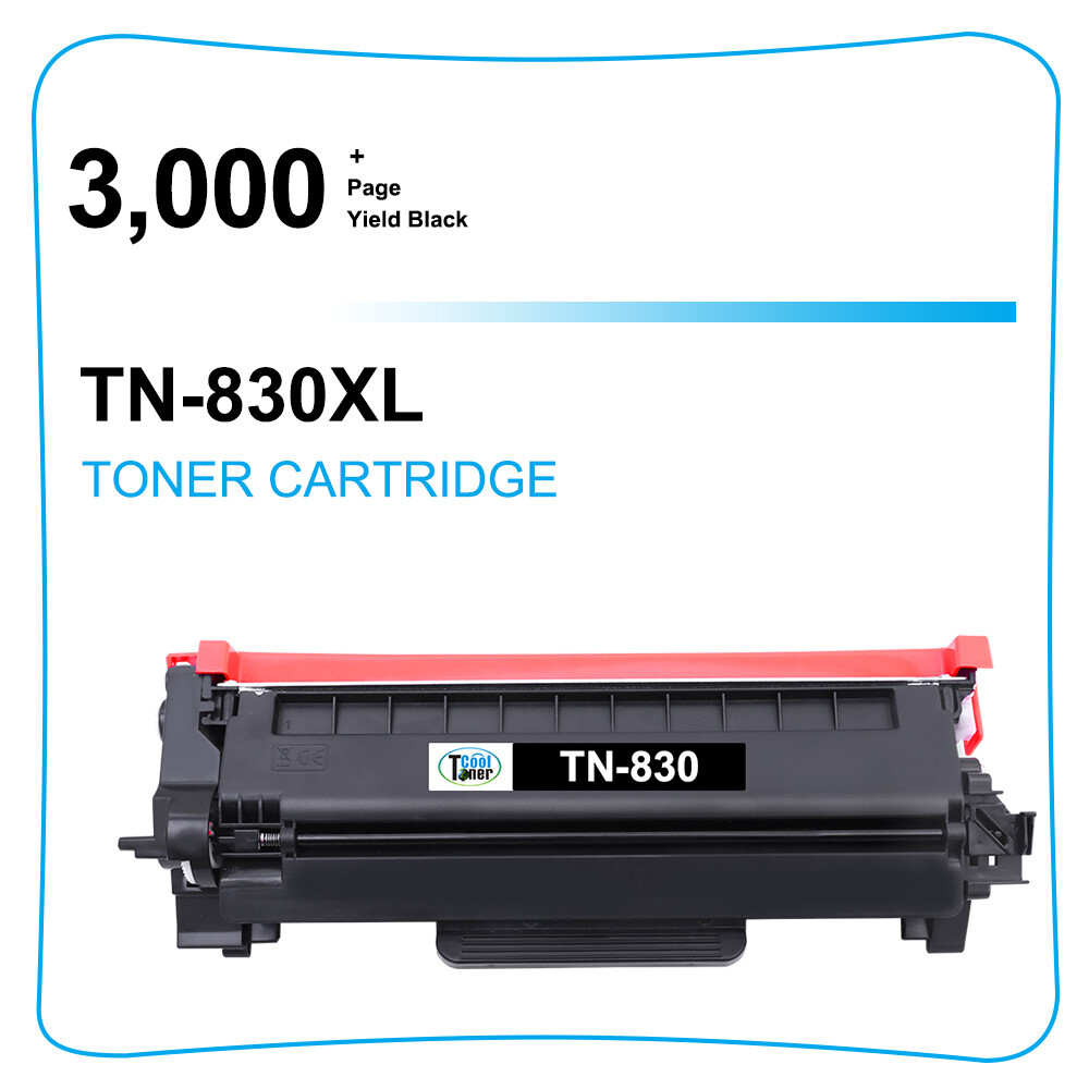 TN830XL Toner Cartridge for Brother TN830 DR830 HL-L2405W MFC-L2820DW LOT