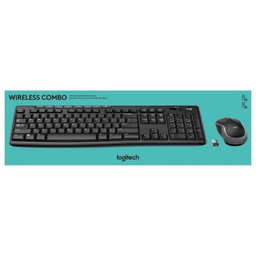 Logitech MK2270 Wireless Keyboard and Mouse Combo – Black (920-008813)