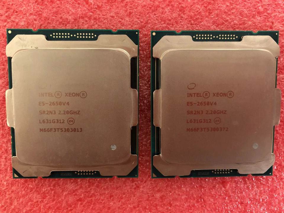2PCS Intel Xeon E5-2690 V4 E5-2680 V4 E5-2660 V4 E5-2650V4 LGA2011-3 CPU