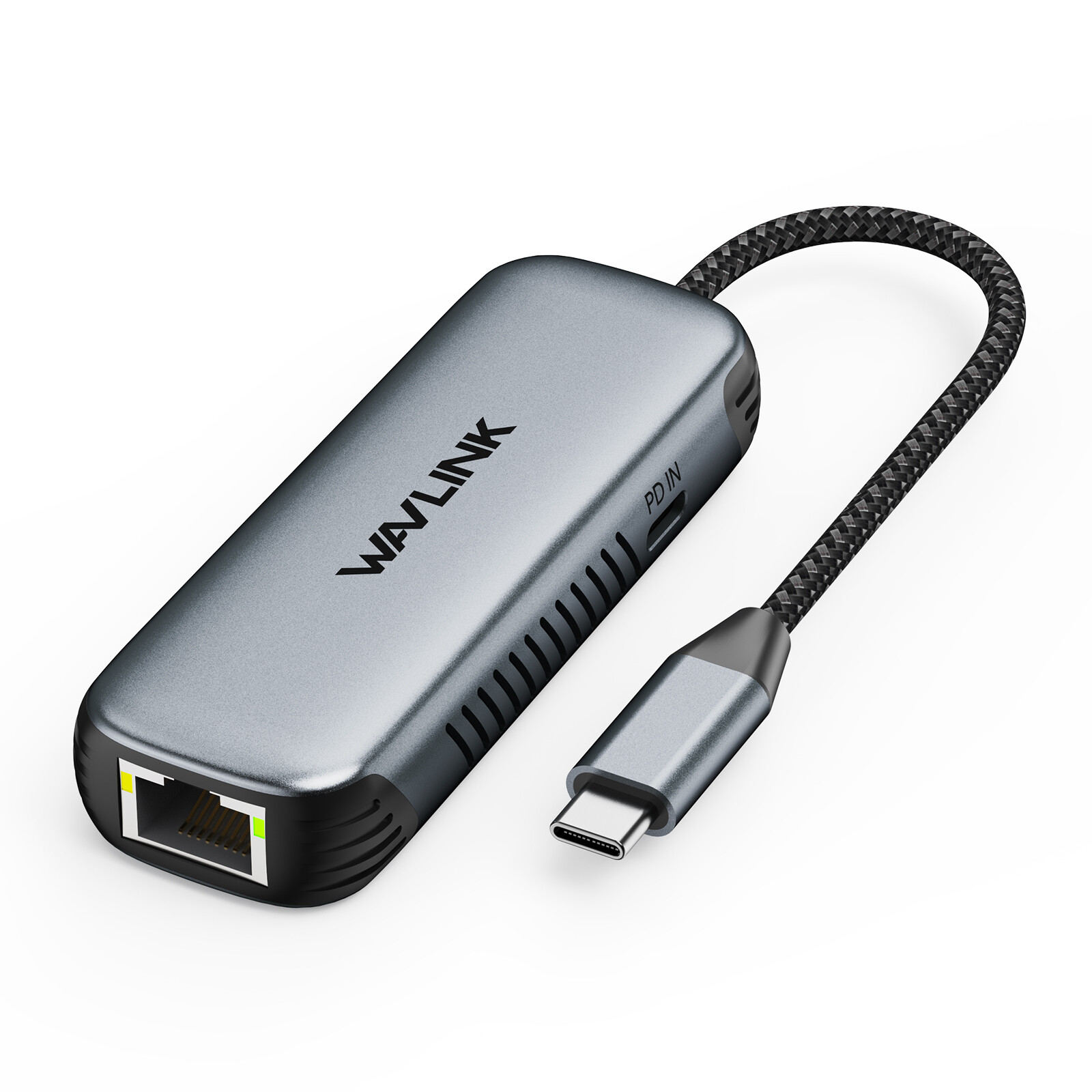 Wavlink USB-C to 5G Ethernet Adapter with 95W Charging, Driver-Free for Mac/Win