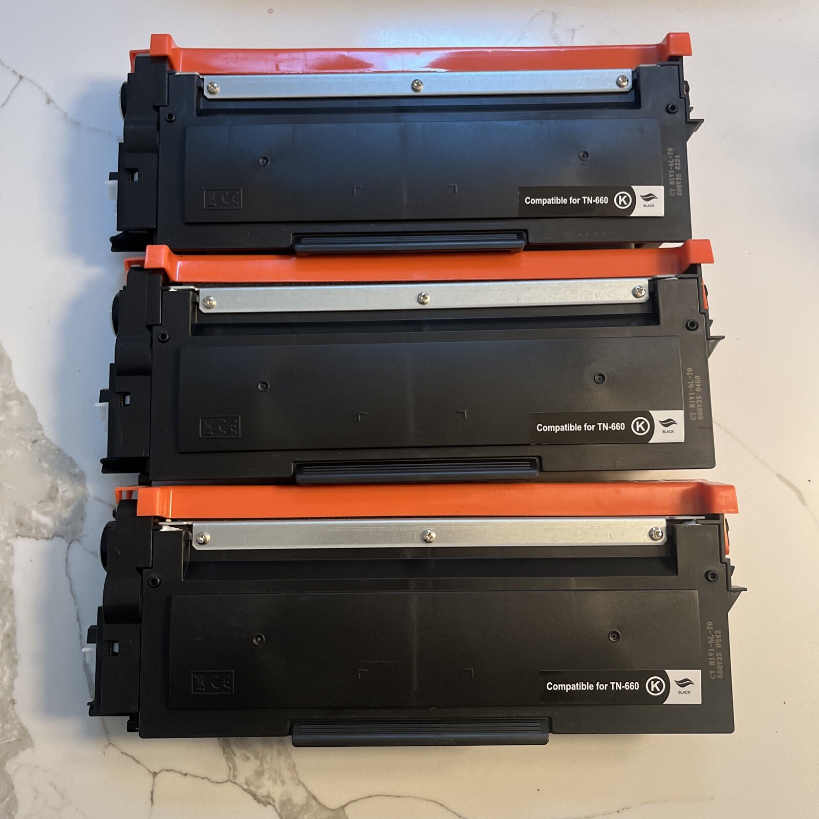 3PK HY TN660 Toner Cartridge For Brother MFC-L2700DW HL-L2300D DCP-L2540DW TN630