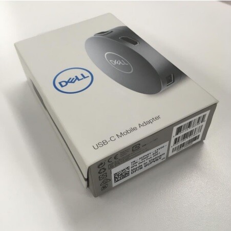 Dell DA310 USB-C Mobile Adapter, 7-in-1 Type C Compatible Dock – Gray