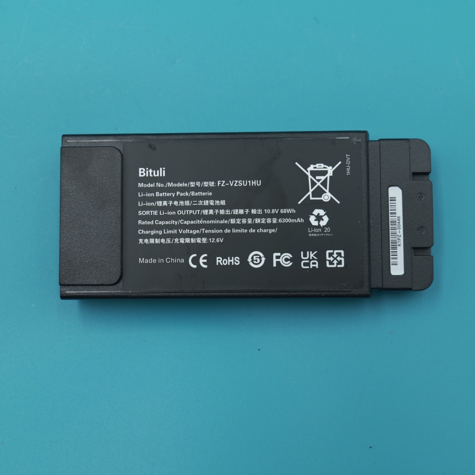 10.8V 68Wh FZ-VZSU1HU Laptop Battery for Panasonic Toughbook 55 FZ-55 MK1 Series