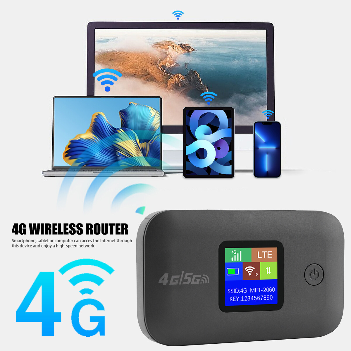UNLOCKED Mobile Wifi 5G 4G SMART WIFI BOX Portable Modem Mifi Hotspot 150Mbps