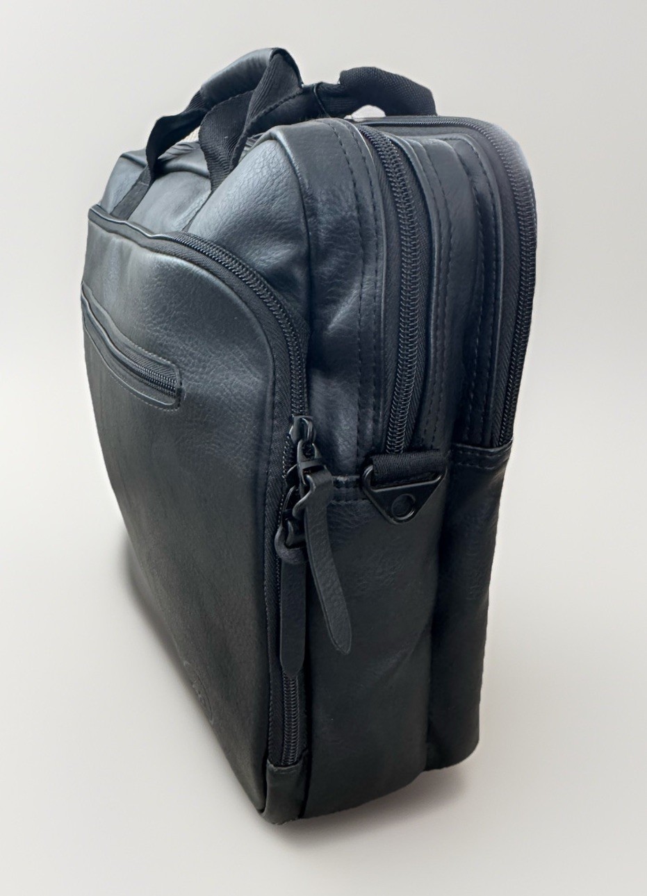 Dell Briefcase Synthetic Leather Laptop Bag, Multi-compartment Organizer