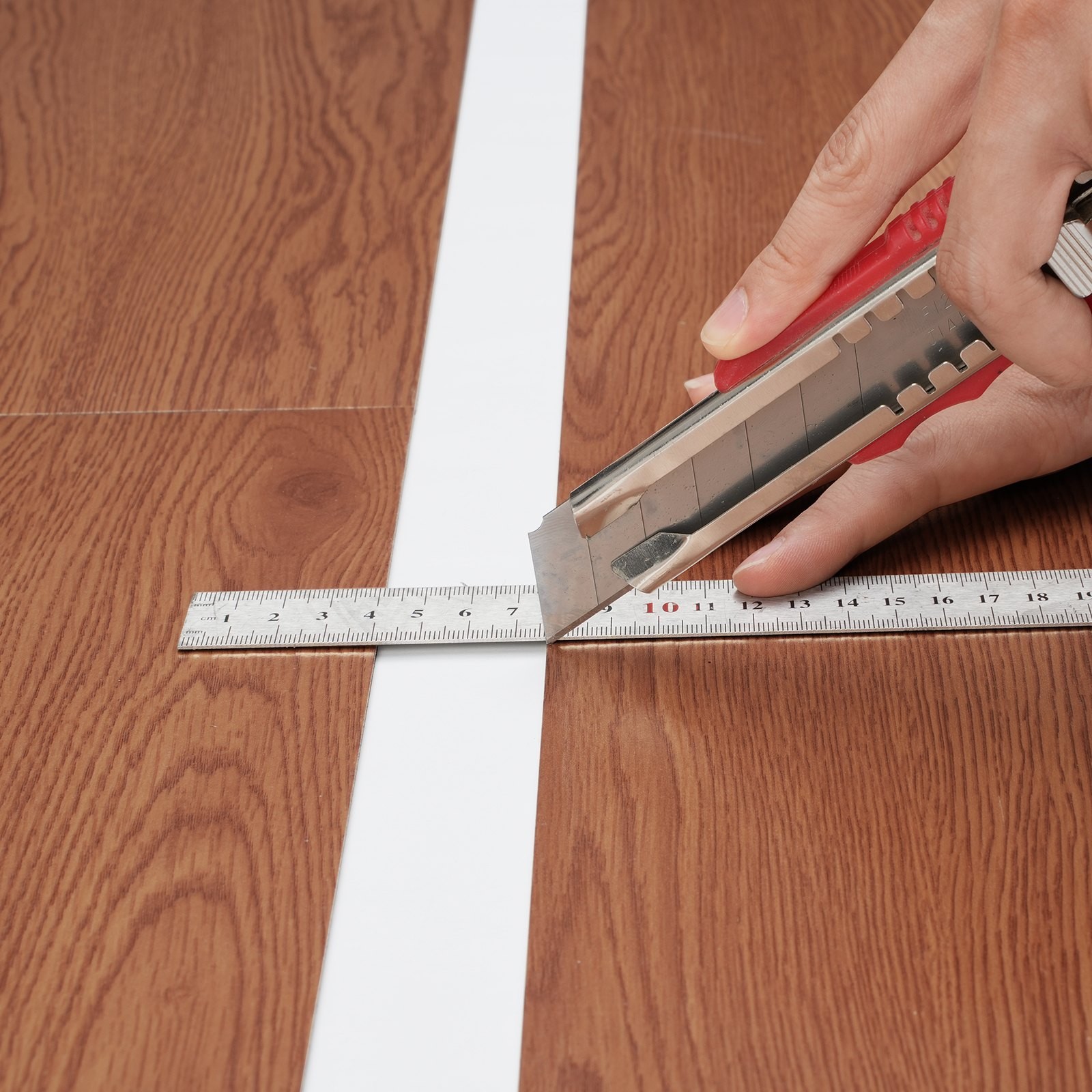 Self Adhesive Vinyl Floor Tiles 36 x 6 inch, 36 Tiles 2.5mm Thick Peel & Stick,