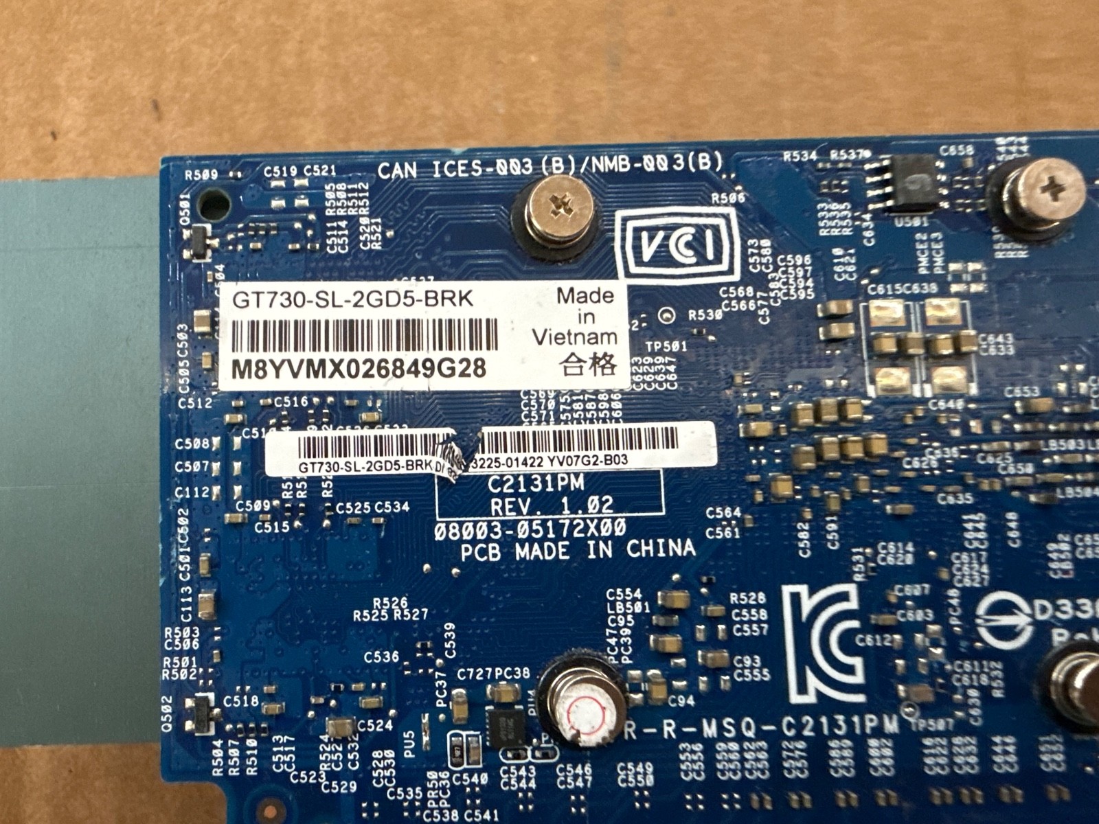 ASUS GeForce GT 730 2GB GDDR5 LOW profile graphics silent GT730-SL-2GD5-BRK