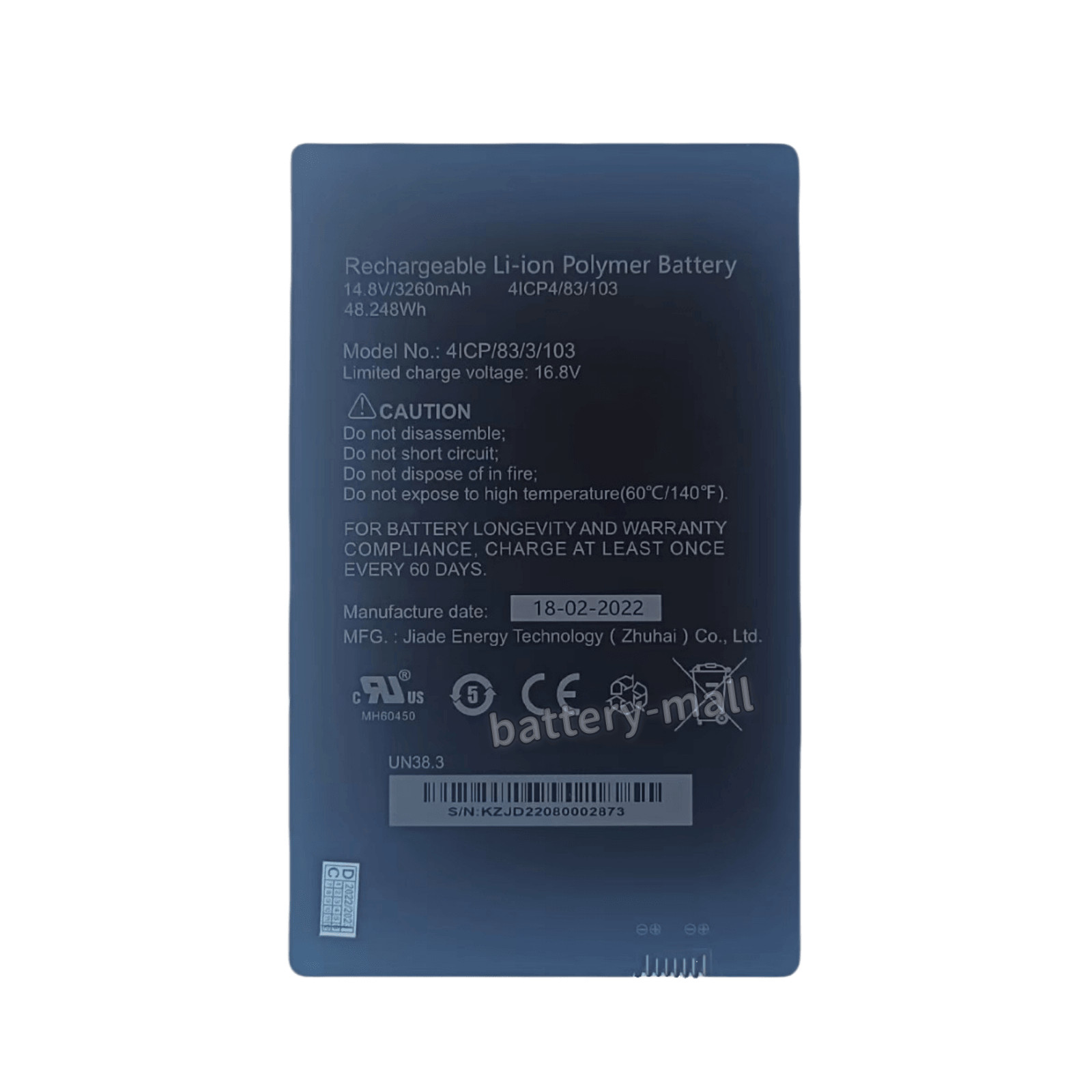 New Original 4ICP/83/3/103 Battery for Rugged wireless 1013 csi 3260mAh 14.8V