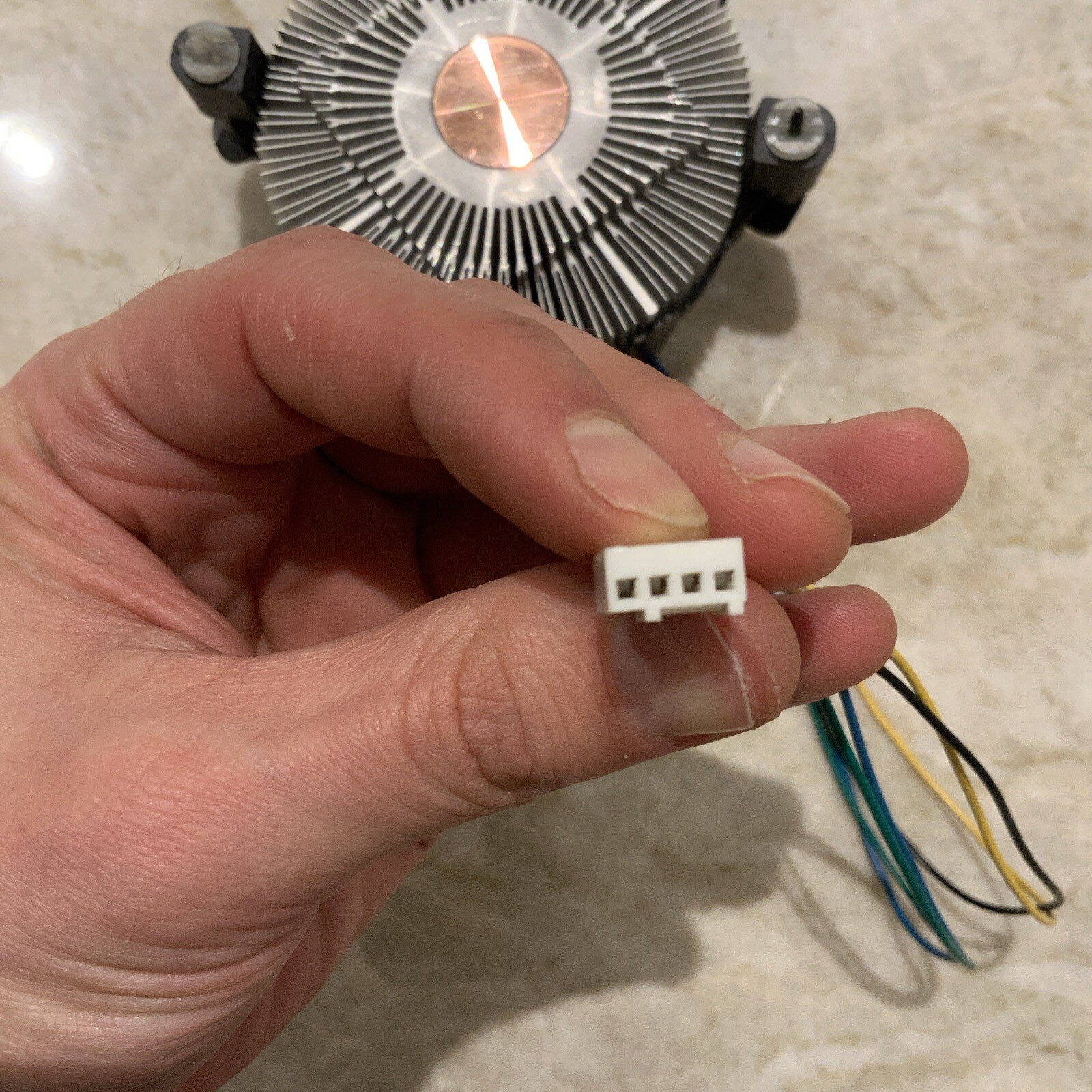 Intel Cooling Fan E97376-001 DC 12V 0.20A NIDEC with 2cm Heat Sink 4 Pin