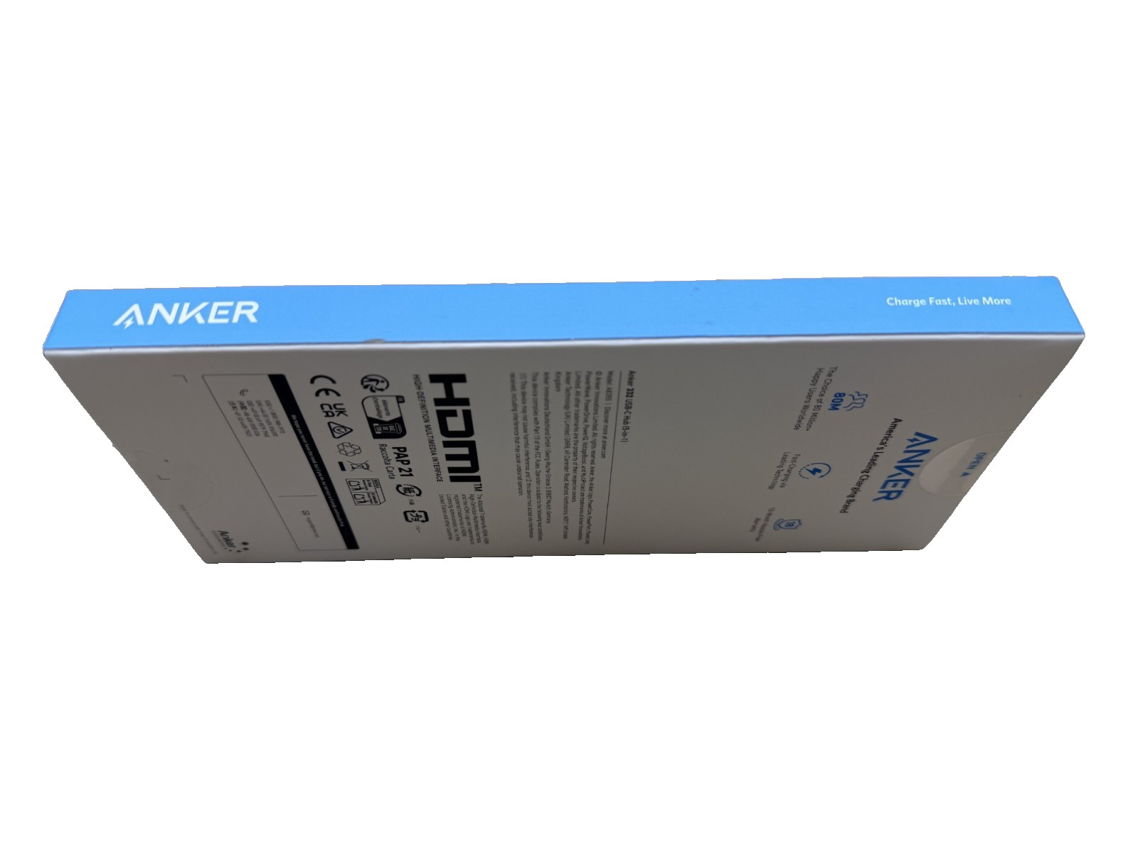 New Anker 332 USB-C Hub 5-in-1 with 4K HDMI Display 5Gbps and 2 5Gbps USB-A Data