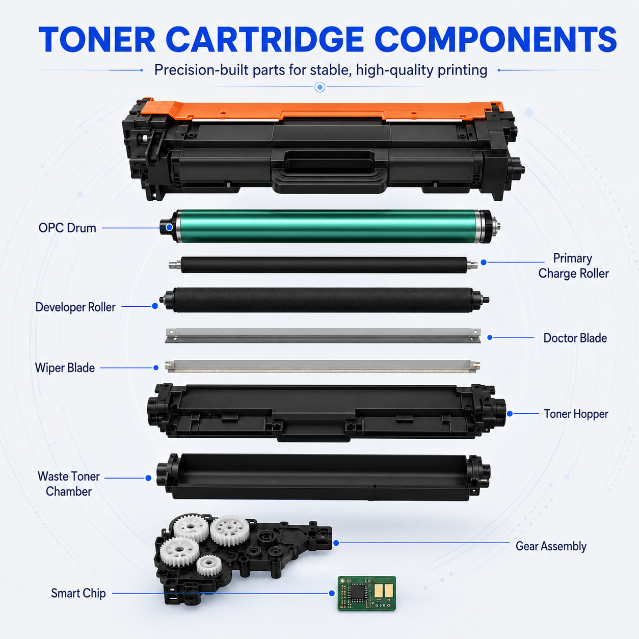 2PK High Yield 78A CE278A Toner Cartridge For HP LaserJet P1606 P1606dn M1536