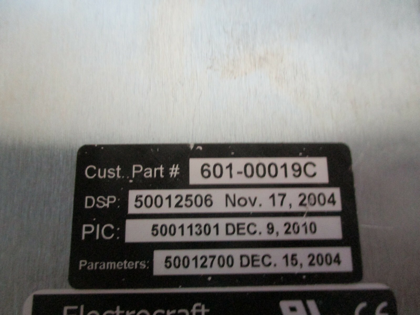 Electrocraft 601-00019C ACE1300-111-1020 AUTOMATION CONTROLS Servo Drive