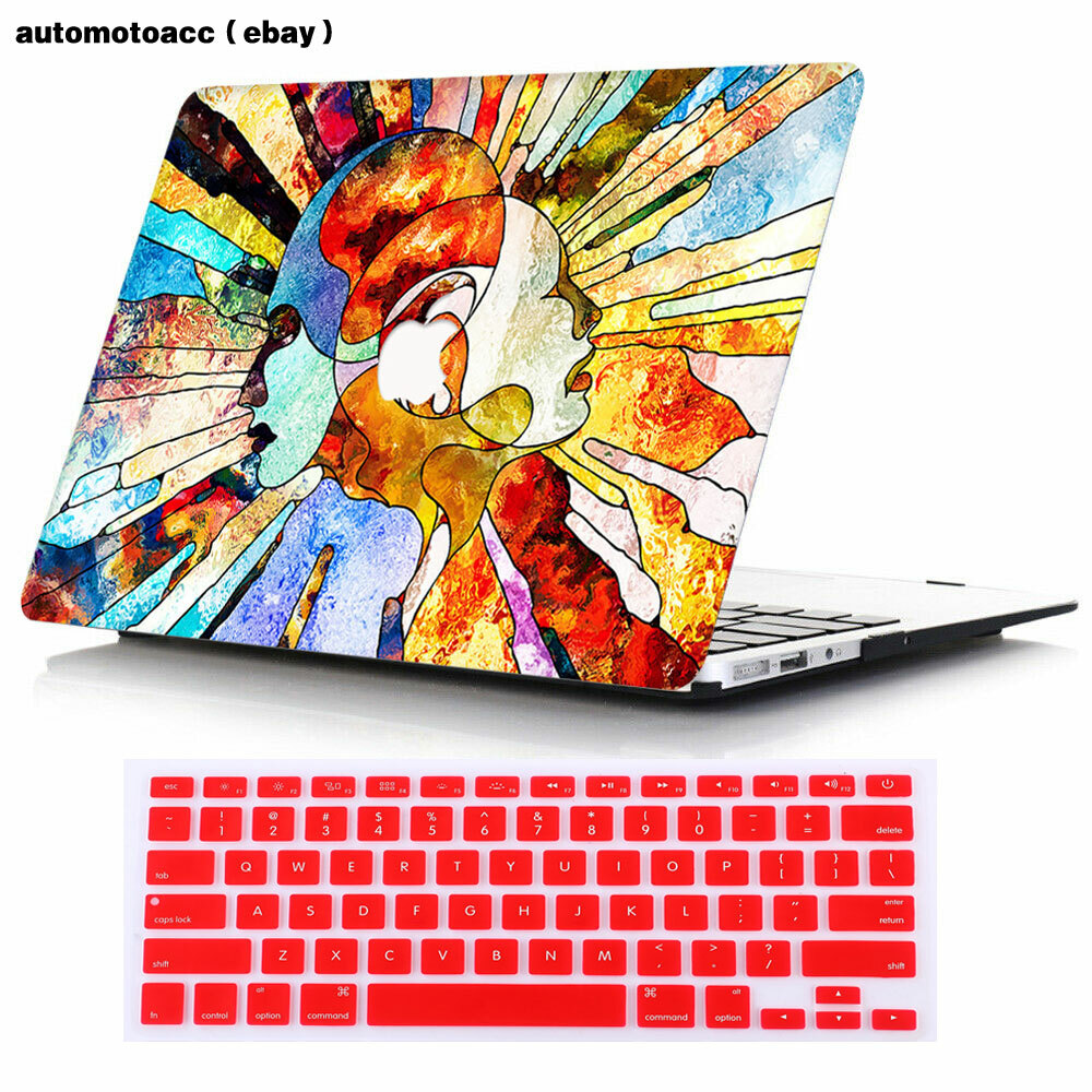 Colorful Patterned Case Cover For Apple Macbook Air 15 inch A2941 M2 CPU 2023