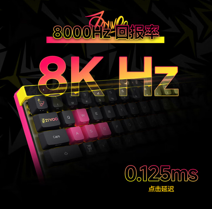 ASUS ROG FALCHION Ace HFX Wired Mechanical Keyboard ZywOo Edition 65% 8KHz