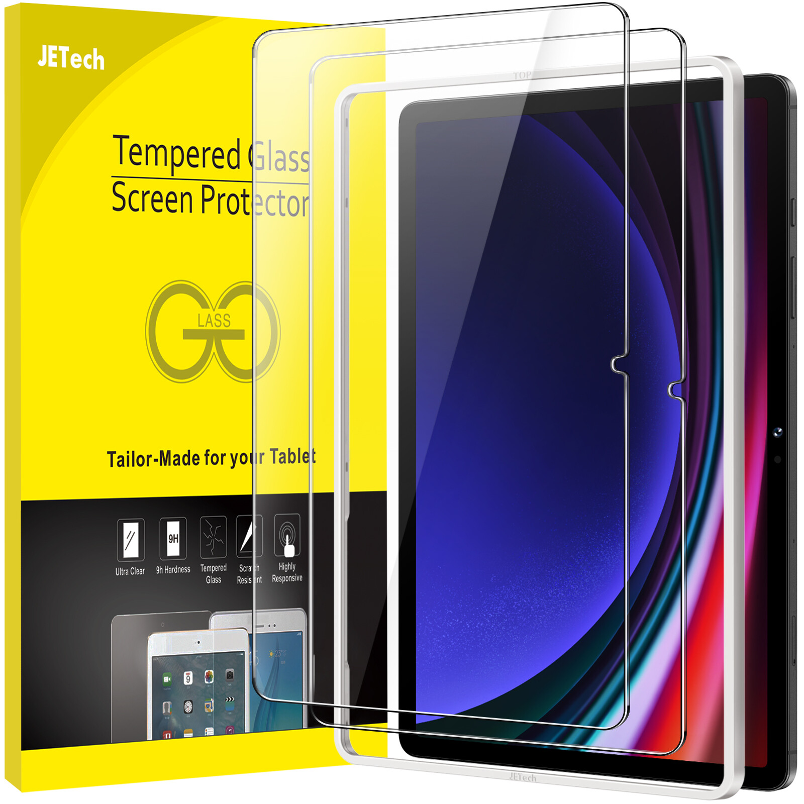 Screen Protector for Samsung Galaxy Tab S9 11-Inch/Galaxy Tab S9 FE 10.9-Inch