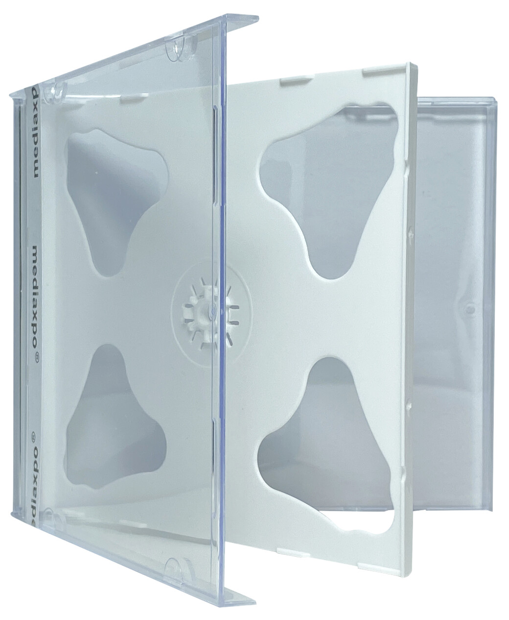 STANDARD White Double CD Jewel Case Lot
