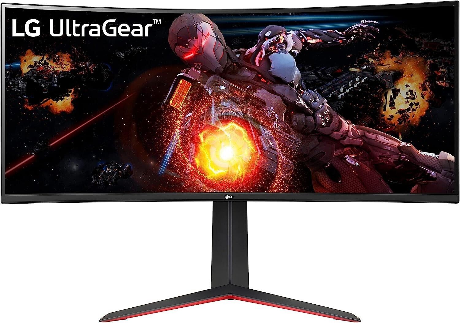 NEW LG UltraGear 34GP63A-B 34” QHD HDR VA LED Curved Gaming Monitor