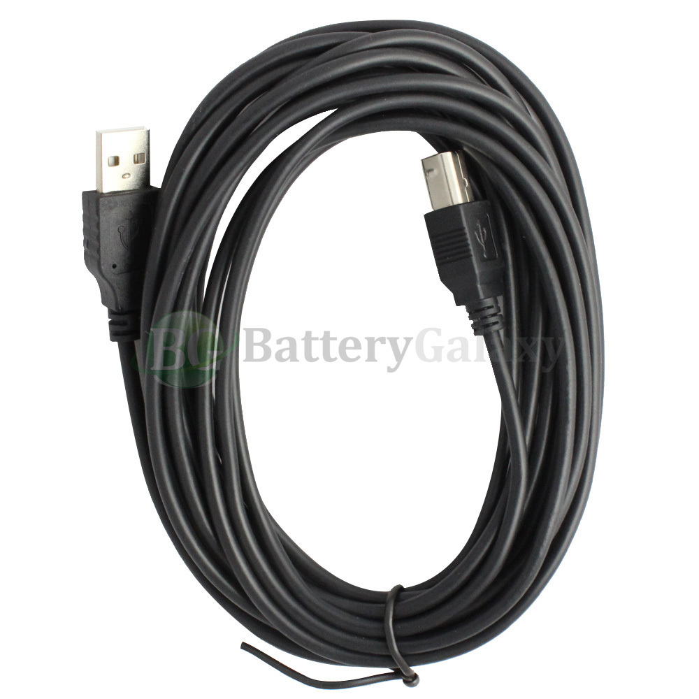 15FT 15′ 15 FT FEET USB 2.0 A TO B HIGH SPEED PRINTER CABLE CORD NEW 10,000+SOLD